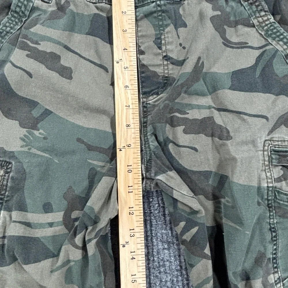 Wrangler Cargo Jogger Kids 16 Husky Green Camo Camouflage Pants 109MGHW7E